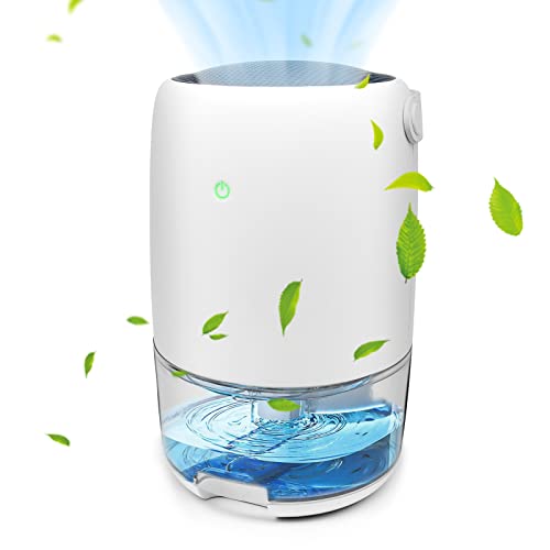 Deshumidificador, Desumiricador para Humedad de 1100 ml para Molde, Dehumidifier con 7 Color luz...