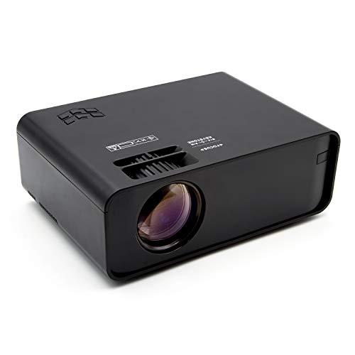 Proyector, Proyector Portátil Full HD 1080P Proyector de Películas Multimedia de Cine en Casa,...