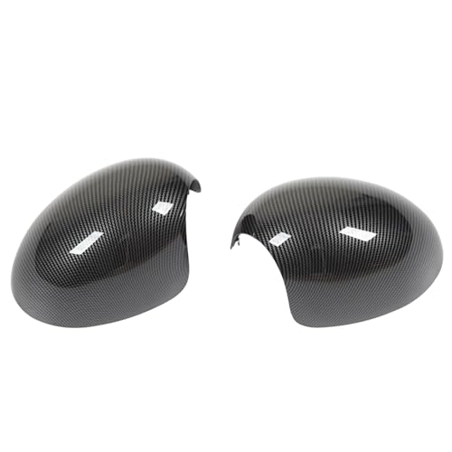 Paquete de 2 fundas de espejo retrovisor estilo fibra de carbono 51162754913, tapas de espejo...