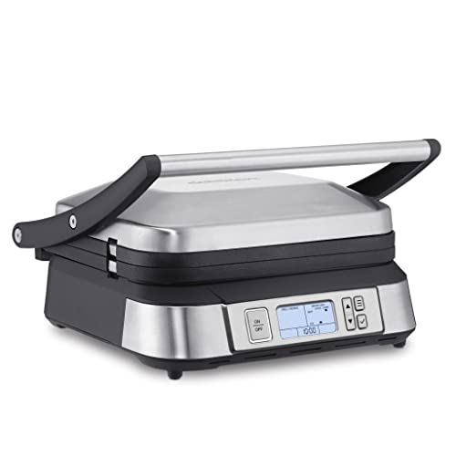 Cuisinart GR-6S - Plancha de contacto con modo sin humo
