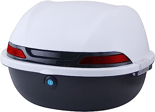 Caja superior de motocicleta, caja superior de equipaje rígido, caja de almacenamiento de casco de...