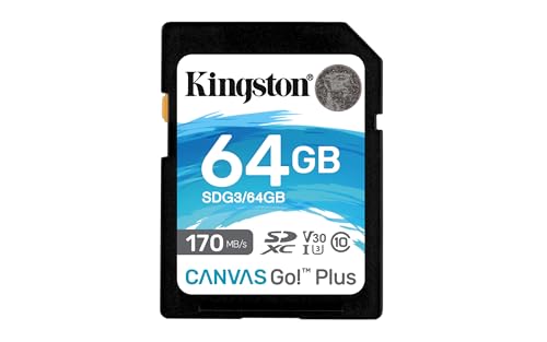 Kingston SDXC Canvas Go Plus Tarjeta SD de 64 GB