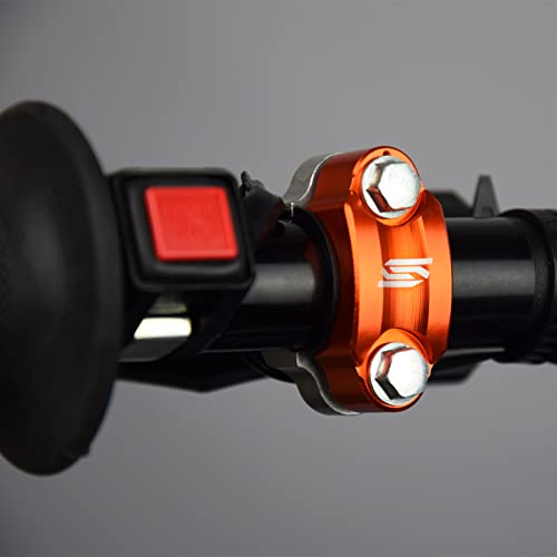 SCAR Abrazadera de freno giratoria compatible con KTM SX SXF EXC EXCF XC XCW XCF XCFW TPI - Naranja