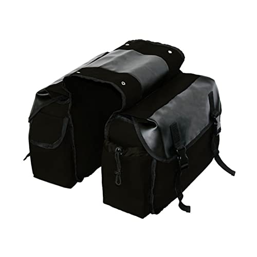 Wemay Bolsa de sillín de Gran Capacidad para Motocicleta, Lona de Viaje para Montar en Motocicleta,...