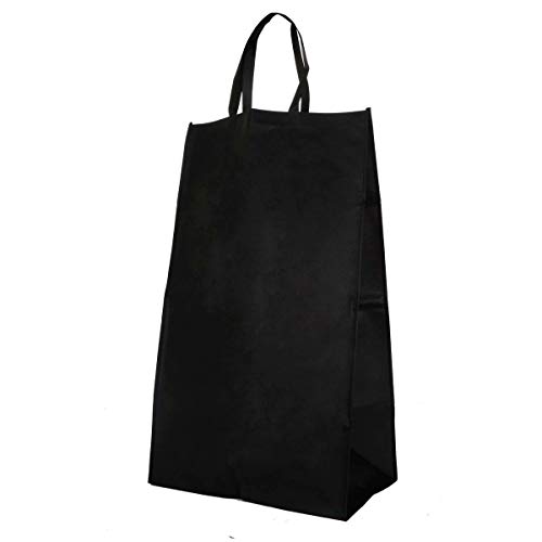 Mylin Bolsa de Tela Ecológica Reutilizable Extra Grande 84x49x30cm Color Negro