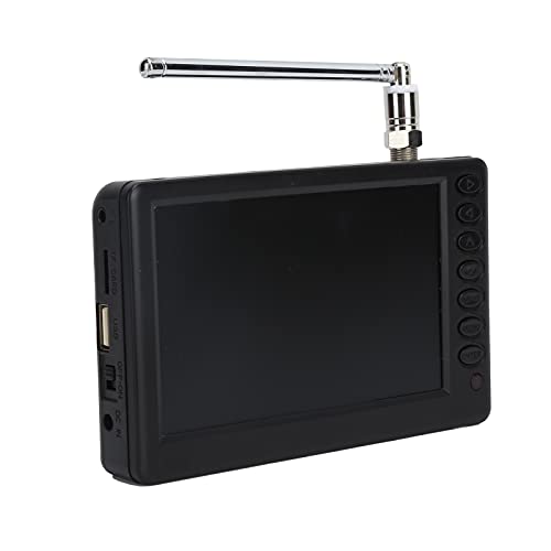 Vbestlife Televisor Digital Portátil de 5 Pulgadas, TV Digital Portátil, USB Mini TV Recargable...