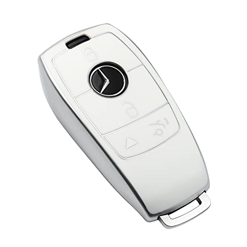 Tukellen Funda para llave Mercedes Benz, funda protectora especial de TPU suave compatible con...