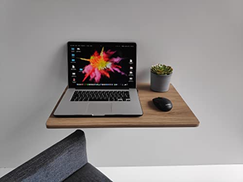 Repisa Abatible Mesa Escritorio Plegable Empotrable 60x40* (Teca)