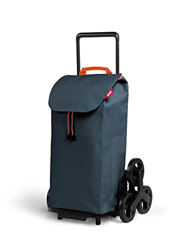 gimi - Carro de la Compra con 6 Ruedas, Bolsa Impermeable, 100% poliéster, Capacidad 52 L, 44,2 x...