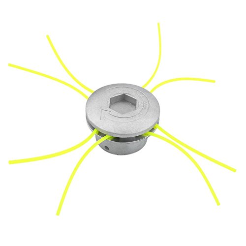 Haofy Cabezal Desbrozadora Universal, Cabezal de Aluminio para Desbrozadora, Trimmer para...