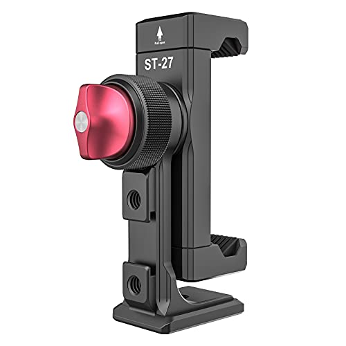 PICTRON Soporte de trípode de Metal para teléfono, 3 Zapatos fríos y Puerto Arca, Adaptador de...