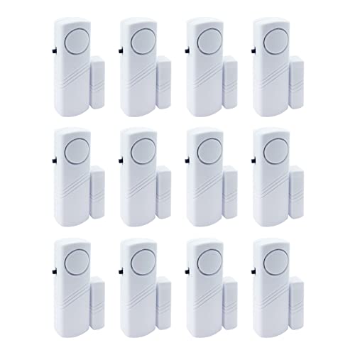 Alarma de ventana de puerta, alarmas de puerta de 90 dB para seguridad de niños, sensor...