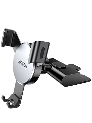 UGREEN Soporte Celular Auto para Ranura CD, Porta Celular de Automóvil Ajustable por Gravedad para...