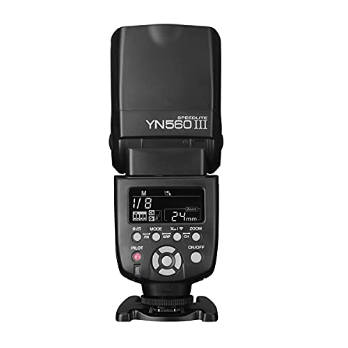 Yongnuo YN560 III Flash inalámbrico Speedlite, receptor GN58 2.4G, sistema receptor de disparo...