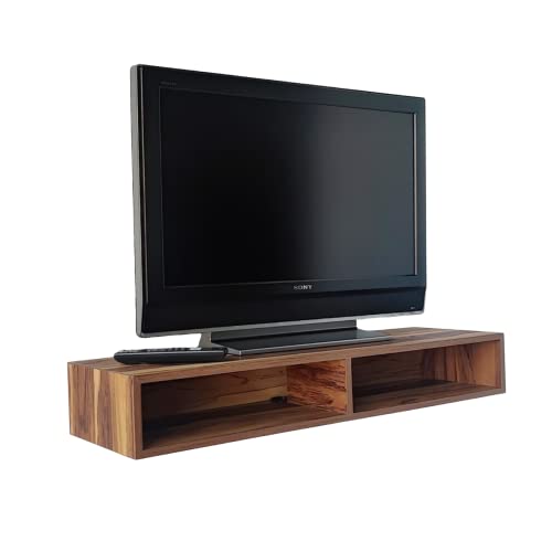 Repisa Flotante Mueble Tv O Escritorio Armado 100x30x15a (Melamina Parota)
