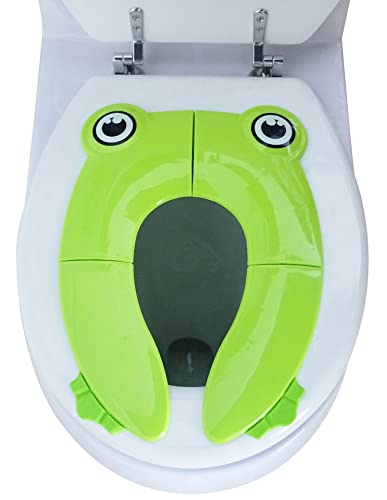 CHEHILL Asiento de Inodoro Niños, WC Portatil Niños, Plegable Reductor WC para Viaje para Niños y...