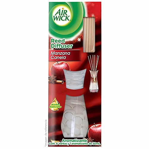 Air Wick Reed Diffuser Aromatizante de Ambiente, Manzana Canela, 50ml