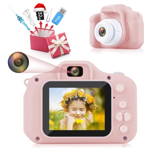 Tucorresi Camara Digital para NiñOs, CáMara de VíDeo Digital Hd1920*1080p con Tarjeta de Memoria...