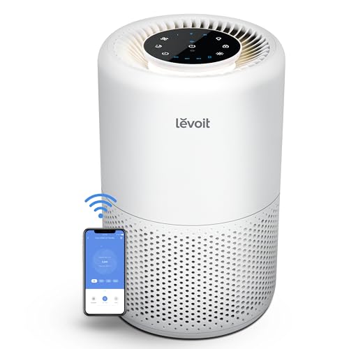 LEVOIT Purificador de Aire Inteligente con Filtro HEPA H13, Control por Alexa, Silencio Modo Sueño...