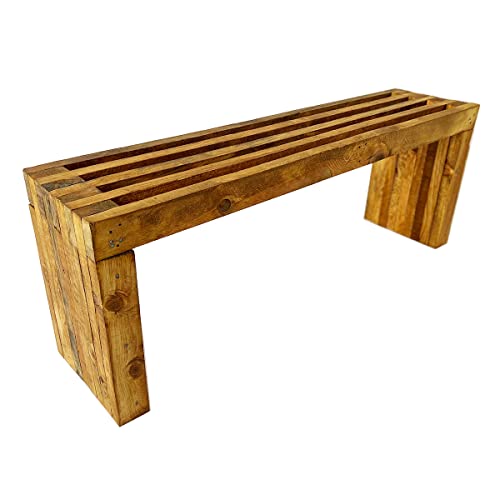 Banca de Jardín, Terraza o Exterior para 3 Personas. Estilo Vintage, Resistente al Exterior y...