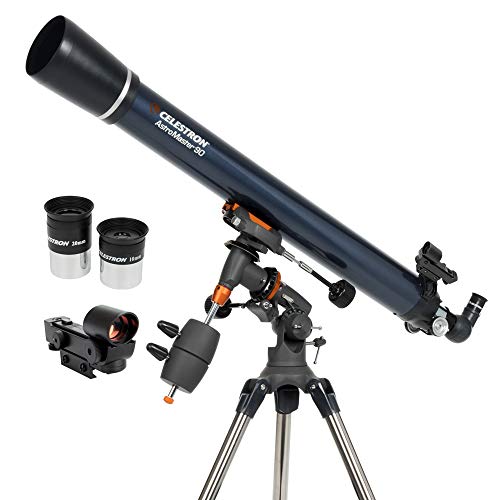 Celestron AstroMaster 90EQ 50x - Telescopio (91.4 cm, 12.2 kg, Acero)