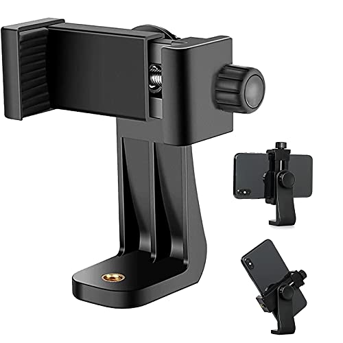 TXG Adaptador de Trípode Universal Vertical Rotativo,Soporte para Camara y Teléfono para iPhone,...