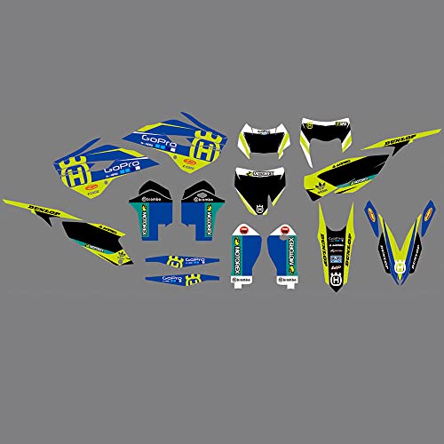 MXP Calcomanía gráfica para moto de cross para HUSQVARNA 125 250 300 350 450 501 TE FE 2014 2015...