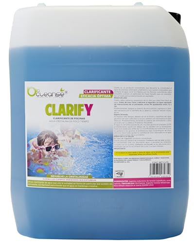 CLARIFY 5 Lts Clarificador para Eliminar Agua Turbia de Albercas Aclarador de Agua para Piscinas de...