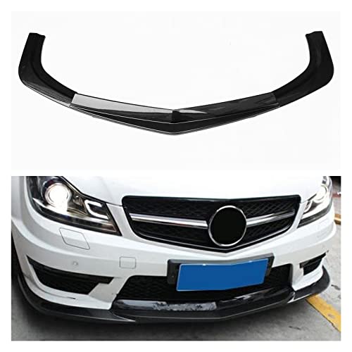 BucCan Alerón Delantero for Parachoques Compatible con Mercedes Benz W204 C63 Solo sedán de 4...