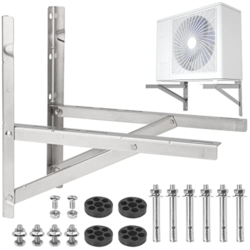 BEWAVE - Soporte de montaje en pared para bombas de calor de condensador de 9.000-12.000 BTU,...