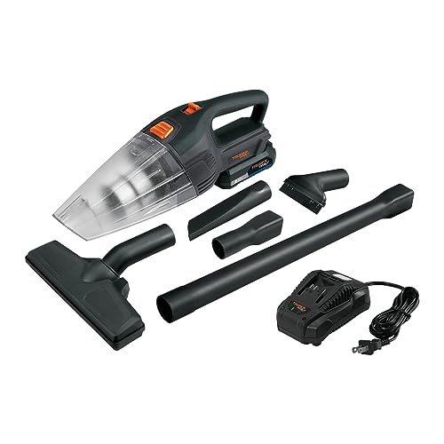 Truper Max MAX-20A, Aspiradora inalámbrica 20V filtro lavable y reutilizable 1 batería ion litio 2...