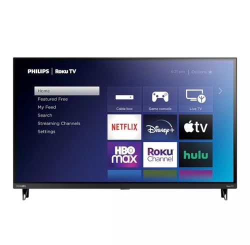 Philips Television de 32 Pulgadas Serie 4 Class HD 720p Smart TV Compatible con Alexa y Google...