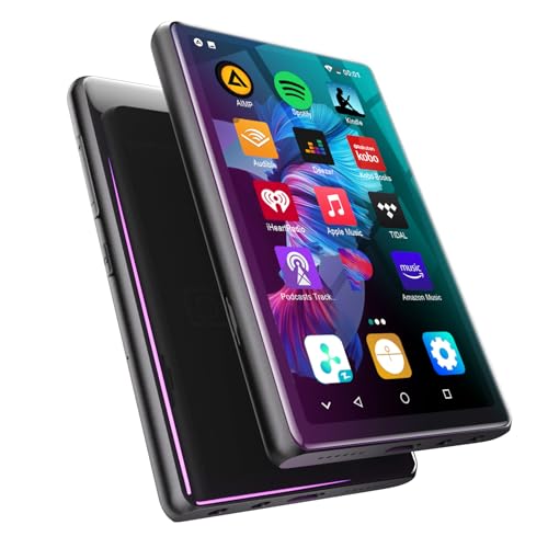 Luoran Reproductor de MP3 con Bluetooth, Spotify preinstalado, Audible, Amazon Music y soporta APK...