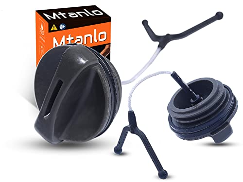 Mtanlo Tapa de depósito de aceite para motosierra Husqvarna 435 435E 440 440E 445 450 544111201...