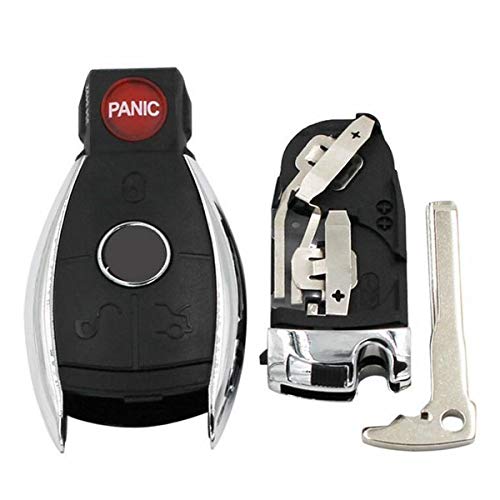 Carcasa de repuesto para llave de mando a distancia sin llave para Mercedes Benz W203 W210 W211 AMG...
