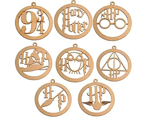 DIVINA CREACIÓN/ Esferas de Navidad- Adorno de Navidad- Fabricadas en Madera- MDF Resistente 10CM...