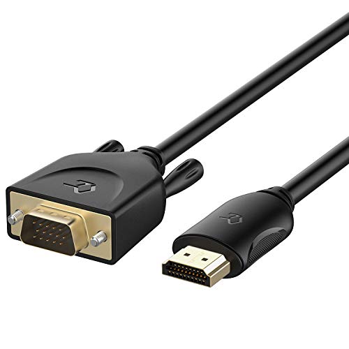 Rankie Cable HDMI a VGA (Macho a Macho), Compatible con Computadora, Escritorio, Computadora...