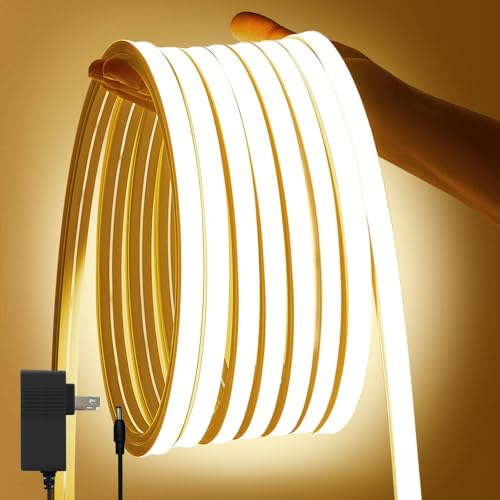 RENDIN Neon Flex,5M Tira Neon con Cargador,Tira Led Impermeable IP67,Tira de Luces Led...