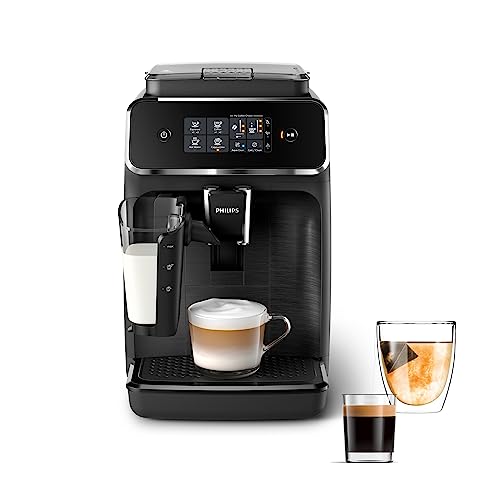 Philips Series 2200, Cafetera Espresso con molino Integrado Super Automática, Latte go EP2230/14