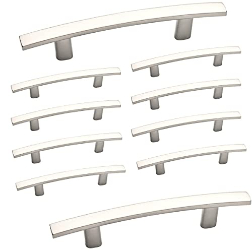 Aviano Hardware | Paquete de 10 tiradores de mango de arco curvo moderno | Accesorios de gabinete |...