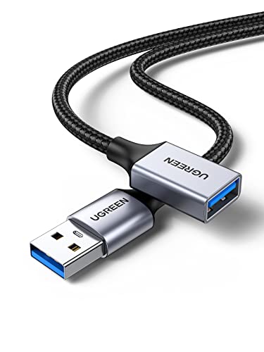 UGREEN Cable Alargador USB 3.0 Cable Extension USB Tipo A Macho a Hembra Extensor 5 Gbps para...