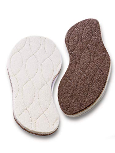 Pedag Keep Warm, W8/EU38 - Plantillas aislantes naturales hechas a mano, lana, corcho y fieltro
