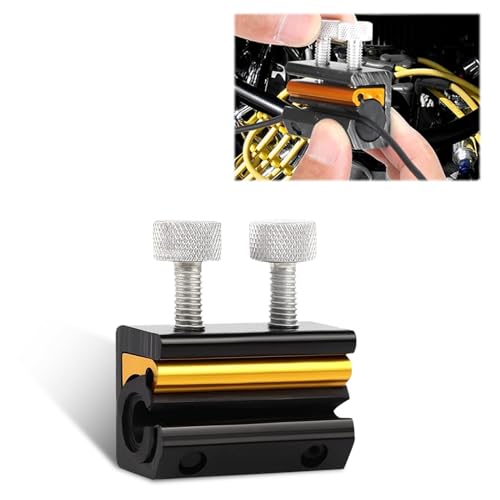 Sodcay - 1 engrasador de línea de acelerador para motocicleta, lubricador de cables de doble...