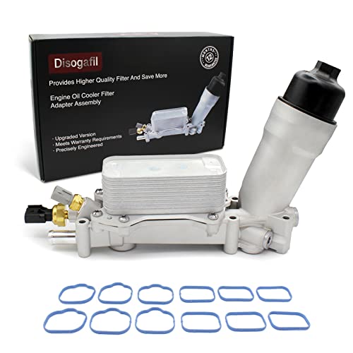 926-876 Carcasa de filtro de aceite de motor de aluminio con filtro de aceite y sensores de...