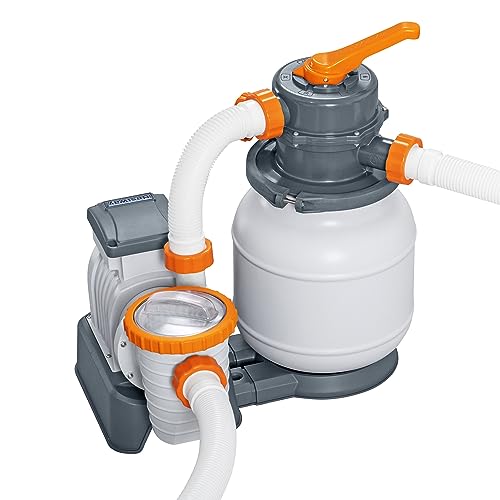 Bestway 58498E Flowclear Bomba de Filtro de Arena de 1500 galones para Piscinas sobre el Piso de 300...