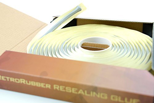 RetroRubber - Sellador para faros delanteros de butilo de grado OEM, Gris