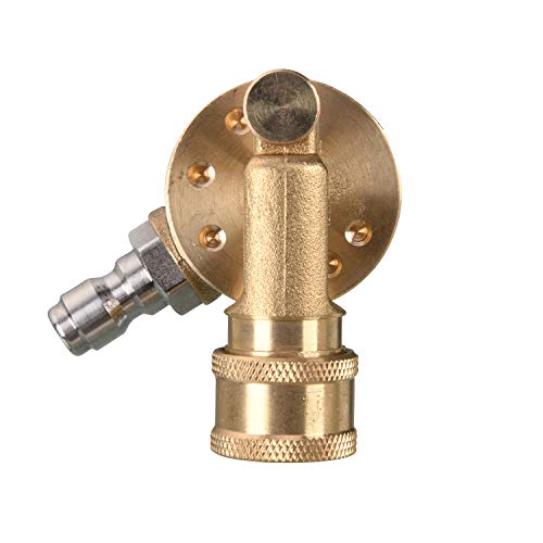 Tool Daily Acoplador pivotante para puntas de lavado a presión, accesorio limpiador de canalones,...