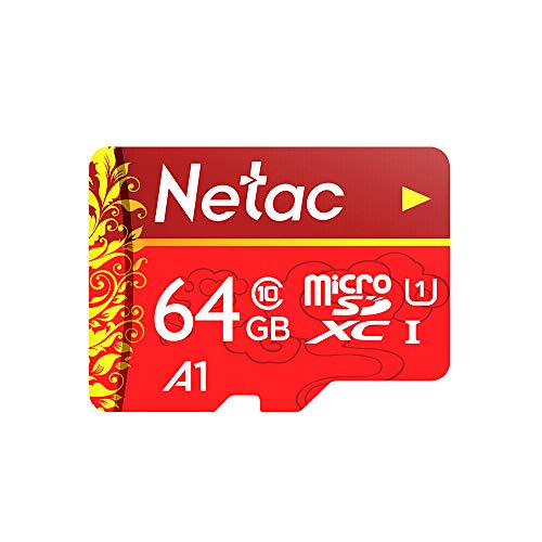 HUIOP TF （） Tarjeta de Memoria de 64 GB A1 U1 C10 Registrador de tráfico Cámara de monitoreo...