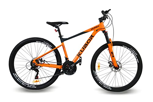 KUBOR Bicicleta De Montaña Aluminio Rodada 29 Frenos Disco Shimano (Naranja)