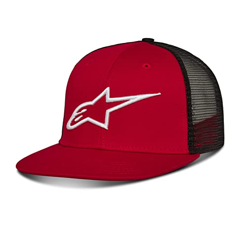 Alpinestars Gorra Unisex para Adulto, Color Rojo y Negro (Multicolor, Talla única)